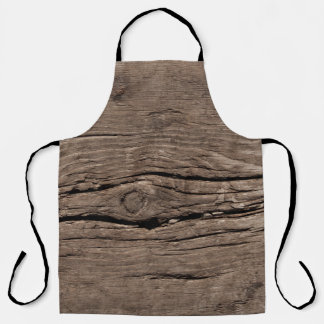 Tablier Vieux dormeurs en bois texturé fond abstrait, un