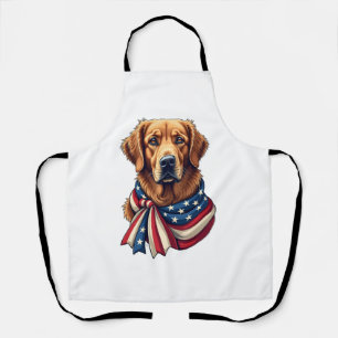 Tablier Vieux Gloire Veste de Rétro Golden Retriever 2
