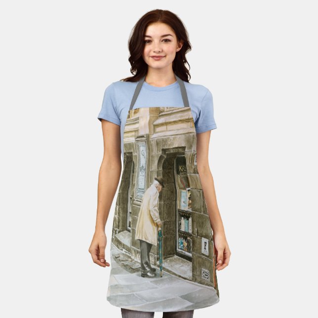 Tablier Vieux livres - (Porté)