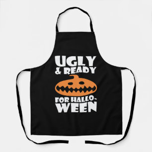 Tablier Vilain Et Prêt Pour Le Citrouille Halloween