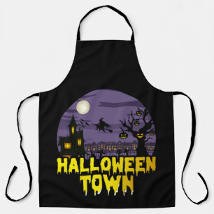 Tablier Ville d'Halloween
