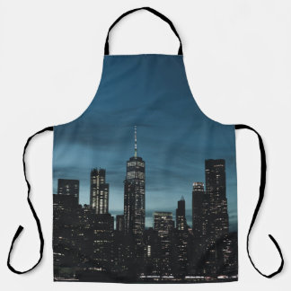 TABLIER VILLE D'URBAN PENDANT LA NUIT