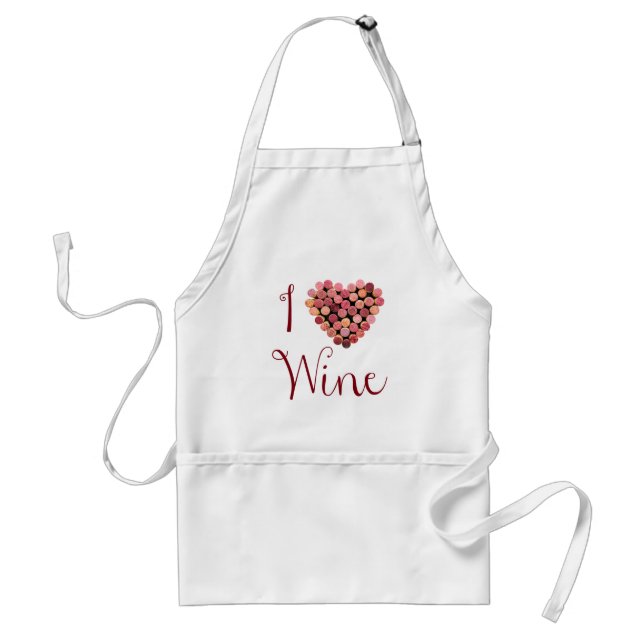 Tablier Vin Cork Heart Apron (Devant)