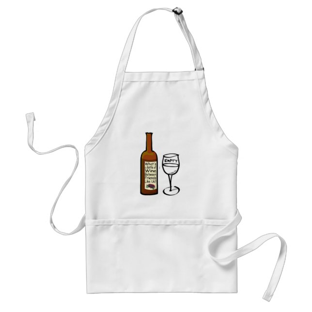 Tablier Vin entre amis Apron (Devant)
