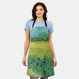 Tablier Vincent van Gogh - Champ avec Iris près d'Arles