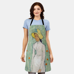 Tablier Vincent van Gogh - Fille en blanc