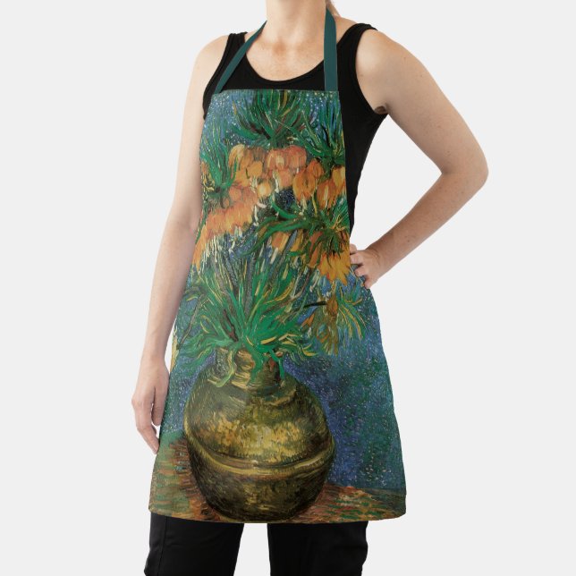 Tablier Vincent van Gogh - Fritillaires dans un vase de cu (Insitu)