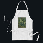 Tablier Vincent van Gogh - Grand paon de nuit<br><div class="desc">Grand papillon de nuit (1889) de Vincent van Gogh est une peinture de nature post-impressionniste de style nature morte de beaux-arts anciens. Un insecte, le papillon Saturnie, dans un jardin printanier avec des fleurs de calla et d'autres plantes. Van Gogh l'a appelé un "papillon de tête de mort" et a...</div>