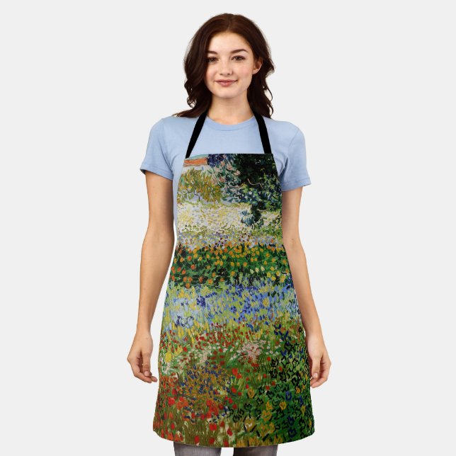 Tablier Vincent van Gogh - Jardin en fleurs (Porté)