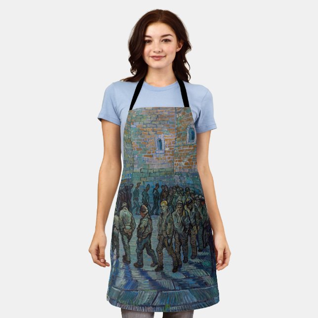 Tablier Vincent van Gogh - La cour de la prison (Porté)