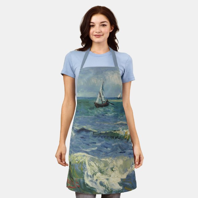 Tablier Vincent van Gogh - Marine près de Saintes Maries (Porté)