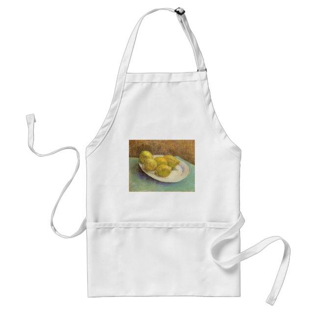 Tablier Vincent van Gogh - Nature morte Citrons sur une as (Devant)