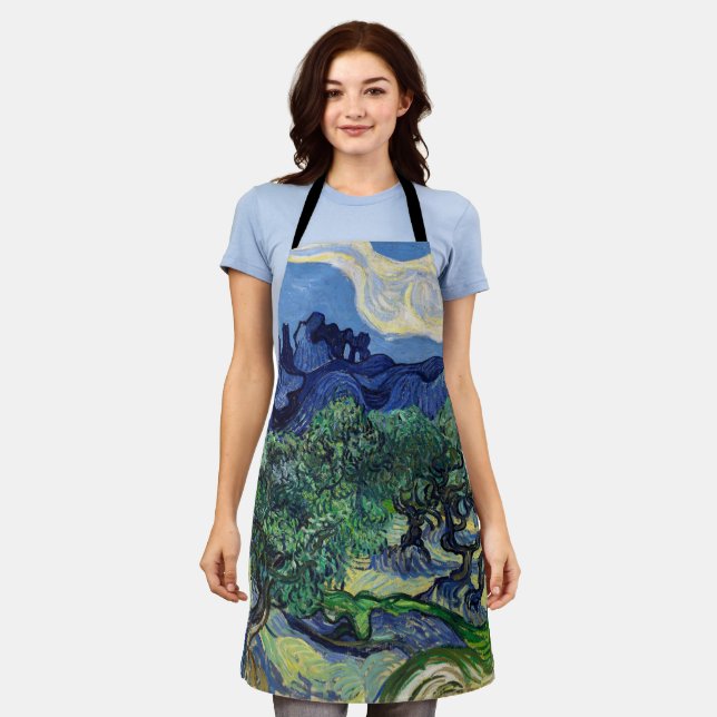 Tablier Vincent van Gogh - Oliviers aux Alpilles (Porté)