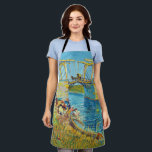 Tablier Vincent van Gogh - Pont Langlois à Arles #1<br><div class="desc">Le pont des Langlois à Arles avec femmes Laver - Vincent van Gogh,  Huile sur toile,  1888,  Arles</div>