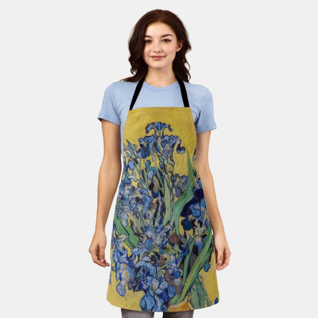 Tablier Vincent van Gogh - Vase avec Irises (Porté)