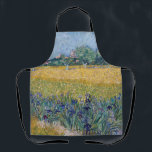 Tablier Vincent Van Gogh - Vue d'Arles avec Irises<br><div class="desc">Vincent Van Gogh - Vue d'Arles avec Irises</div>