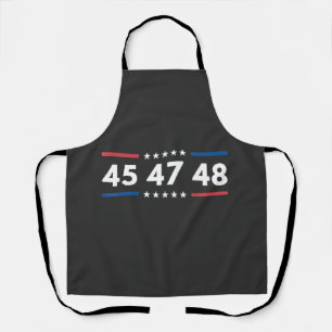 Tablier Vintage 45 47 48 Trump 2024 États-Unis Président d
