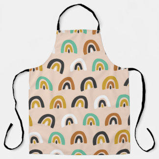 Tablier Vintage arc-en-ciel biologique