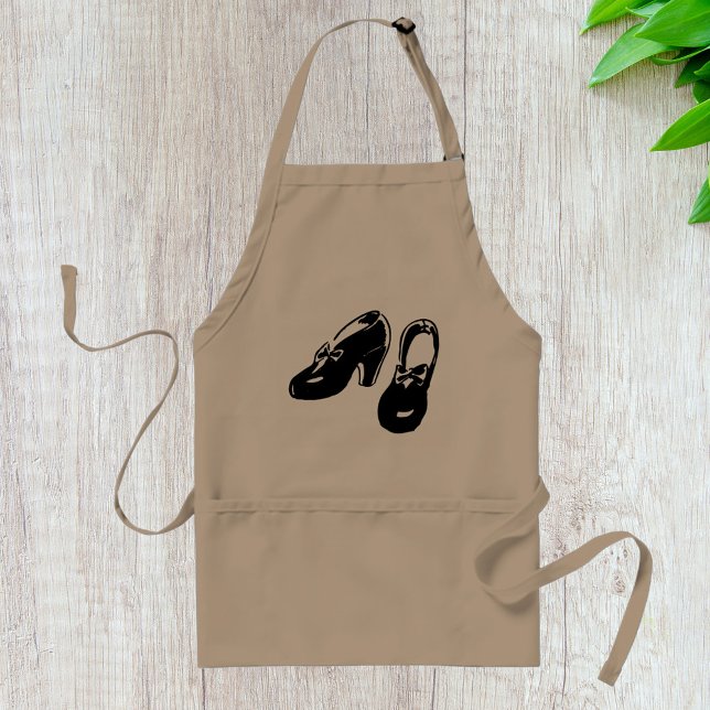 Tablier Vintage Black Shoes Fashion Apron (Créateur téléchargé)