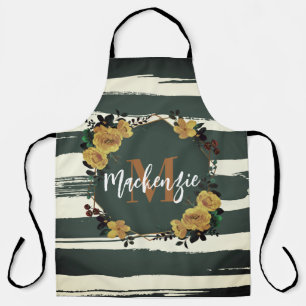Tablier Vintage cadre floral
