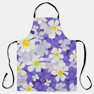 Tablier Vintage coloré : Motif Fleur sans couture