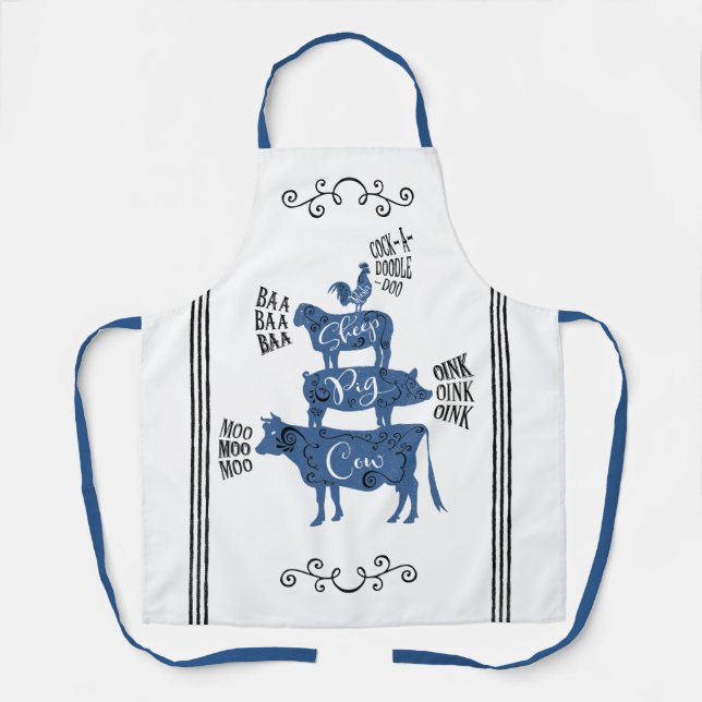 Tablier Vintage Country (Recto)