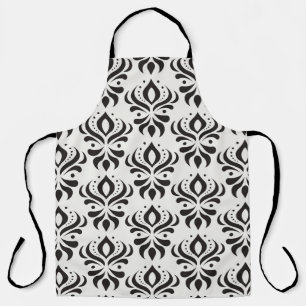 Tablier Vintage damassé floral sans couture motif. Tablett