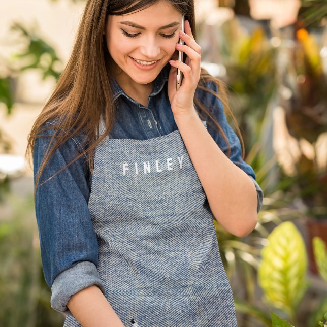 Tablier Vintage Denim Blue Jeans Look (Créateur téléchargé)