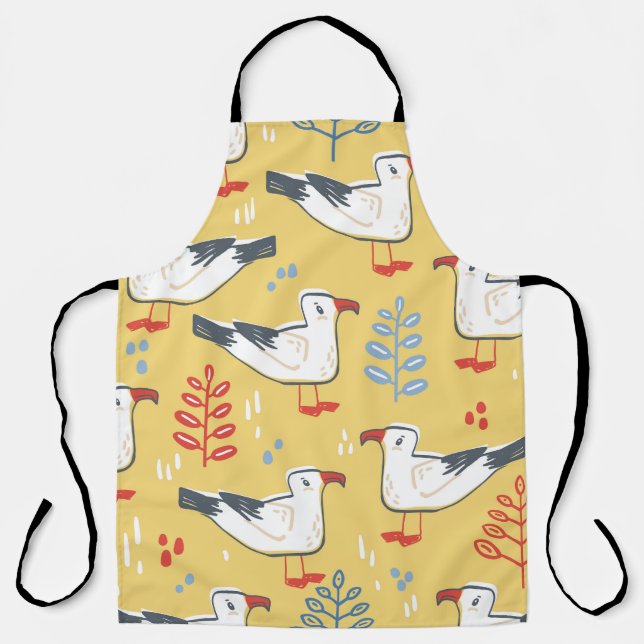 Tablier Vintage Feuilles  Motif naturel (Recto)