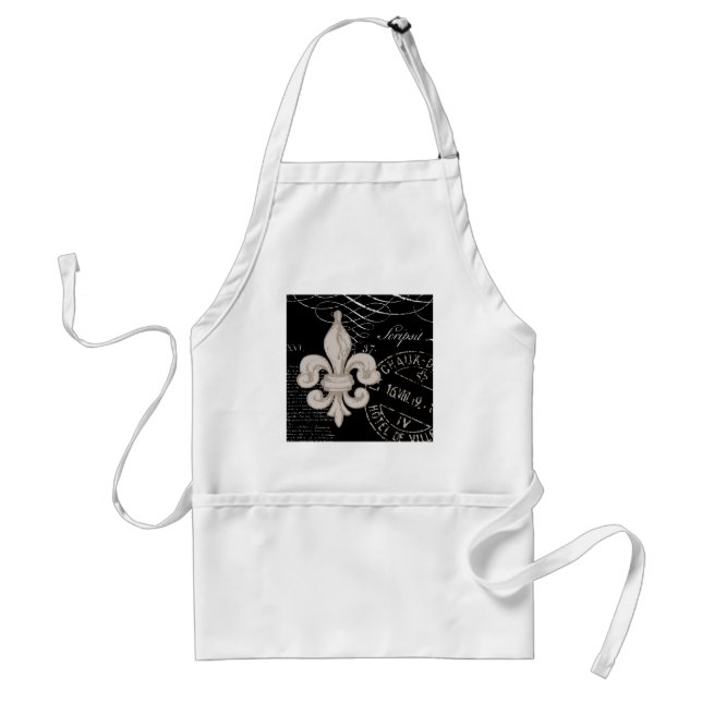 Tablier Vintage Fleur de Lis...apron (Devant)