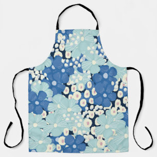 Tablier Vintage Fleurs sauvages chamomiles : Romantique.