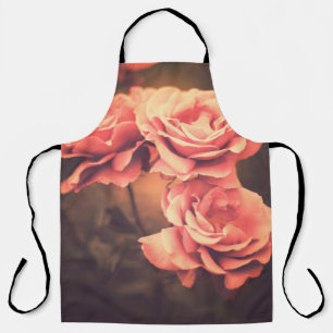 Tablier Vintage Fleurs, vintage, fleur, rose, antique, noi