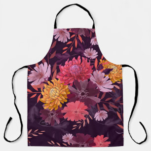 Tablier Vintage floral : Splendor jardin d'automne