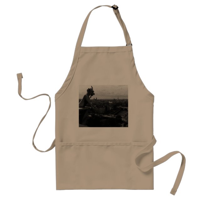 Tablier Vintage France Paris Cathédrale Notre Dame diable (Devant)