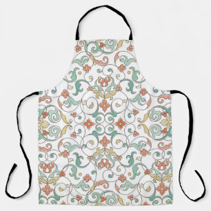 Tablier Vintage Line Art Ornement Est