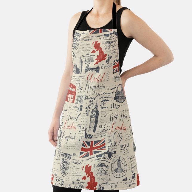 Tablier Vintage London Apron  (Insitu)