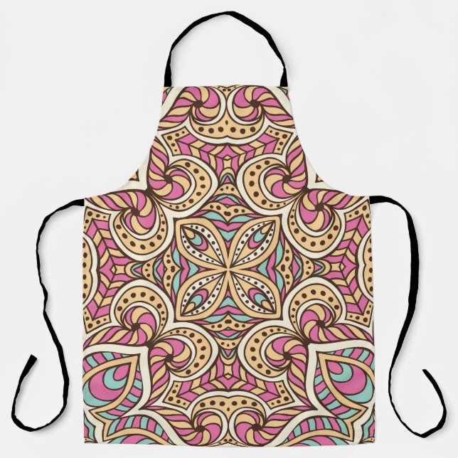 Tablier Vintage Main tiré Islam Motif (Recto)