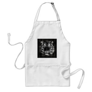 Tablier Vintage noir et blanc