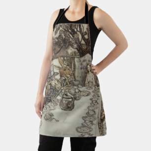 Tablier Vintage Rackham Mad Tea Party Alice au pays des me