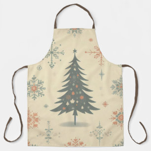 Tablier Vintage/rétro moderne Noël/hiver