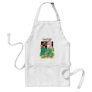 Tablier Vintage Seed Packet Étiquette Art Desert Cactus Pl