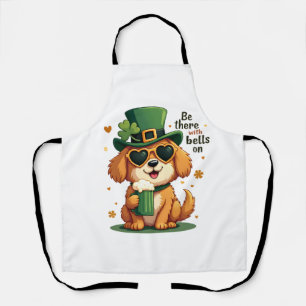 Tablier Vintage Soyez Là Avec Des Cloches Sur Chien St Pat