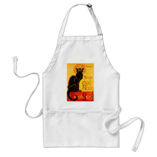 Tablier Vintage Tournee de Conversation Noir Chat Noir