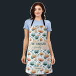 Tablier Vintage Watercolor Floral Family Heritage<br><div class="desc">Soft spring florals arranged in a refined vintage composition bring a sense of warmth, heritage, and timeless beauty to this design. Inspired by antique botanical prints, the gentle color palette and flowing floral forms create an elegant atmosphere that celebrates family, love, and meaningful moments. With the option to personalize the...</div>