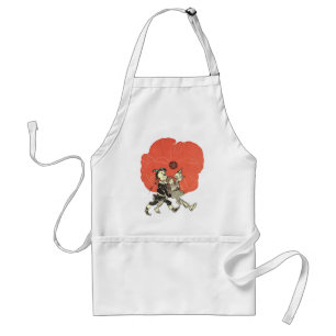 Tablier Vintage Wizard of Oz, Dorothy with Poppy Flowers