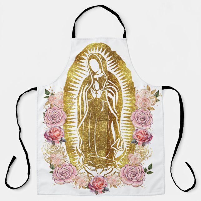 Tablier Virgen De Guadalupe Apron personnalisé (Recto)