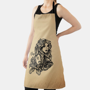 Tablier Virgo Zodiac - Antique Look