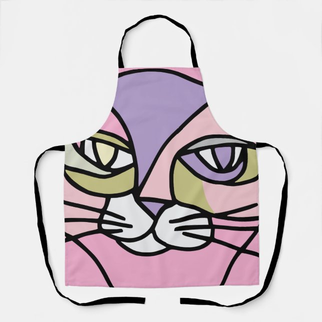 Tablier Visage de chat (Recto)