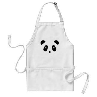 Tablier Visage mignon de panda de ~ de Kawaii