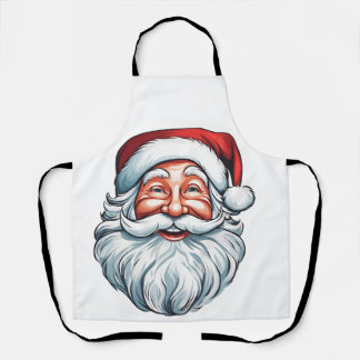 Tablier Visage souriant du Père Noël